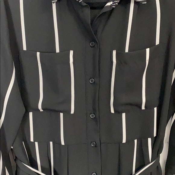 Black Striped Dress - Picture 6 of 6